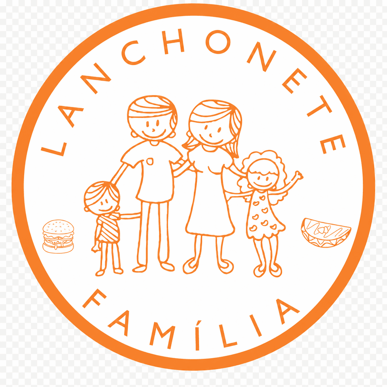 Logo da Lanchonete Familia